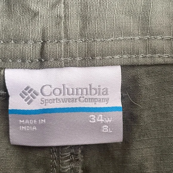 Columbia Men's Brentyn Trail Cargo Short Stone Green